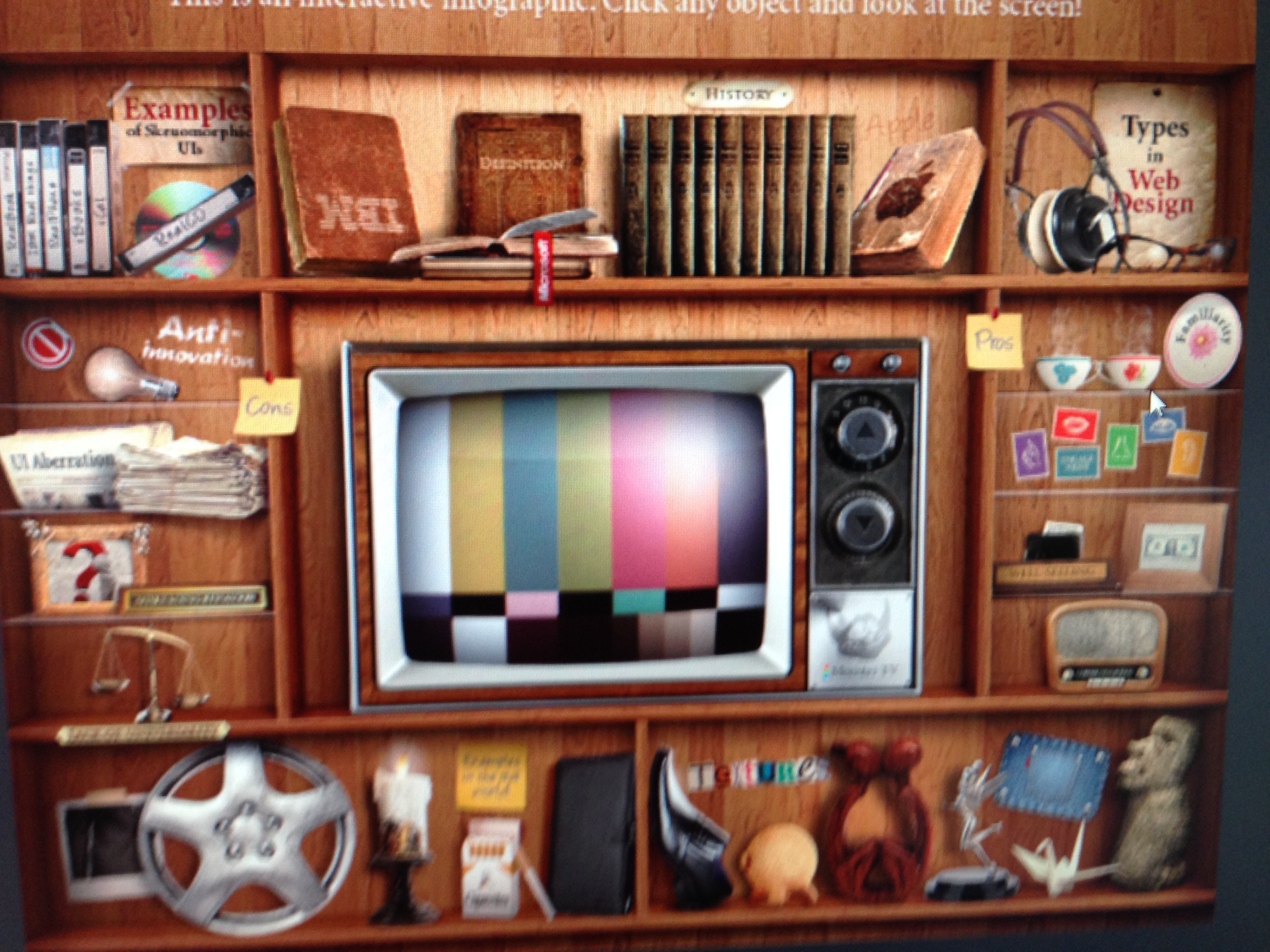 Skeuomorphic Design Site