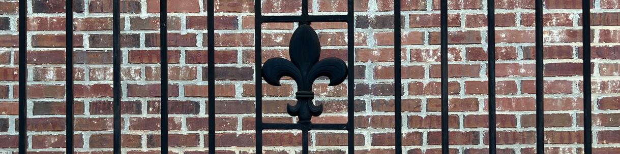 Metal Fence at the Hotel St. Denis