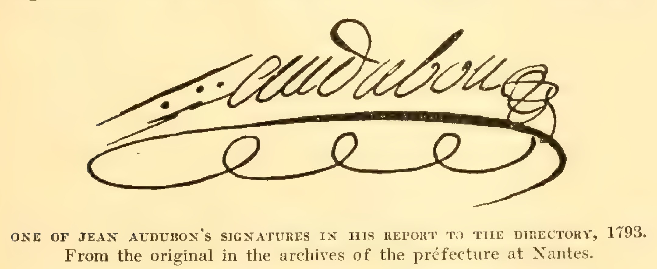 Audubon's Signature