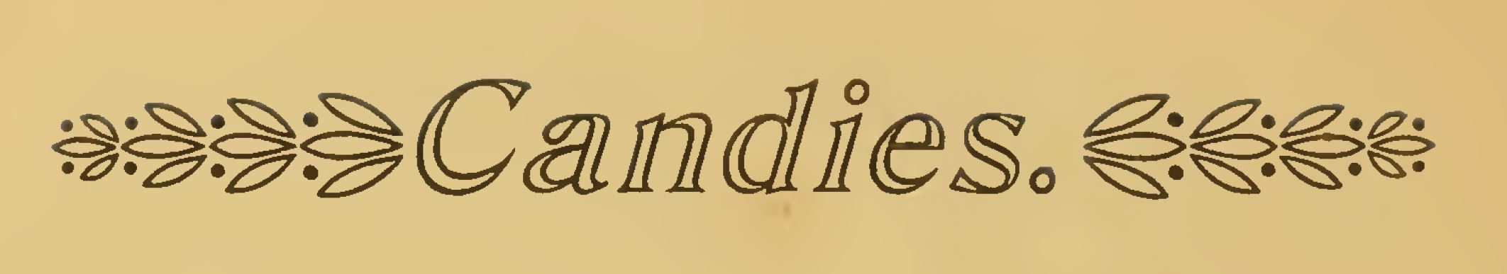 Candies
